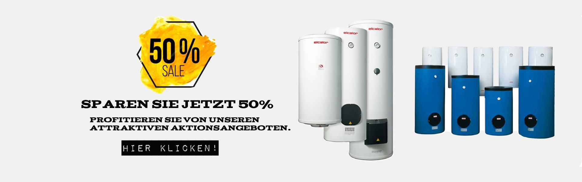 Elcalor Boiler zum Aktionspreis -50%